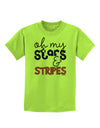 Oh My Stars and Stripes - Patriotic Design Childrens T-Shirt-Childrens T-Shirt-TooLoud-Lime-Green-X-Small-Davson Sales