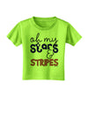 Oh My Stars and Stripes - Patriotic Design Toddler T-Shirt-Toddler T-Shirt-TooLoud-Lime-Green-2T-Davson Sales