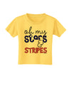 Oh My Stars and Stripes - Patriotic Design Toddler T-Shirt-Toddler T-Shirt-TooLoud-Yellow-2T-Davson Sales