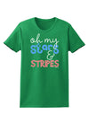 Oh My Stars and Stripes - Patriotic Design Womens Dark T-Shirt-TooLoud-Kelly-Green-X-Small-Davson Sales