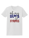 Oh My Stars and Stripes - Patriotic Design Womens T-Shirt-Womens T-Shirt-TooLoud-White-X-Small-Davson Sales