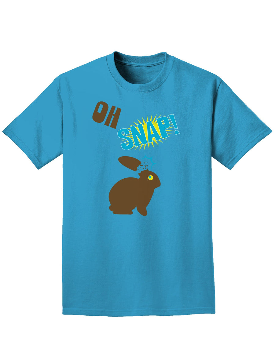 Oh Snap Chocolate Bunny Easter Adult Dark T-Shirt-Mens T-Shirt-TooLoud-Kelly-Green-Small-Davson Sales