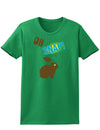 Oh Snap Chocolate Bunny Easter Womens Dark T-Shirt - Ladies-TooLoud-Kelly-Green-X-Small-Davson Sales