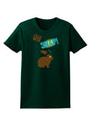 Oh Snap Chocolate Easter Bunny Womens Dark T-Shirt-TooLoud-Forest-Green-Small-Davson Sales