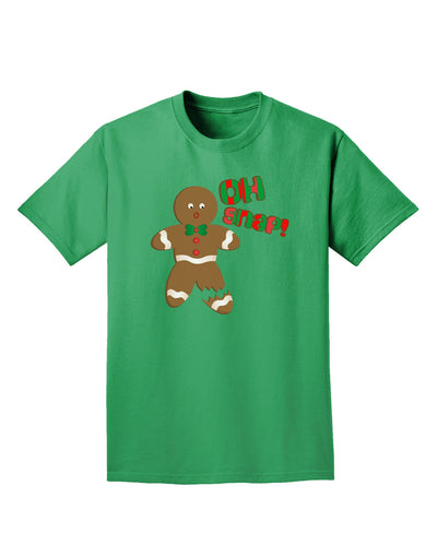 Oh Snap Gingerbread Man Christmas Adult Dark T-Shirt-Mens T-Shirt-TooLoud-Kelly-Green-Small-Davson Sales