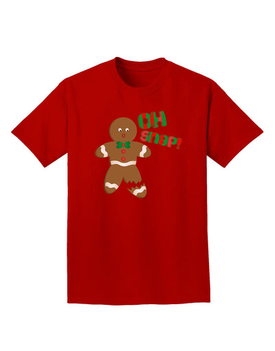 Oh Snap Gingerbread Man Christmas Adult Dark T-Shirt-Mens T-Shirt-TooLoud-Red-Small-Davson Sales