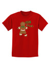 Oh Snap Gingerbread Man Christmas Childrens Dark T-Shirt-Childrens T-Shirt-TooLoud-Red-X-Small-Davson Sales