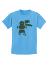 Oh Snap Gingerbread Man Christmas Childrens T-Shirt-Childrens T-Shirt-TooLoud-Aquatic-Blue-X-Small-Davson Sales