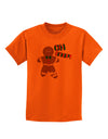 Oh Snap Gingerbread Man Christmas Childrens T-Shirt-Childrens T-Shirt-TooLoud-Orange-X-Small-Davson Sales