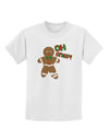 Oh Snap Gingerbread Man Christmas Childrens T-Shirt-Childrens T-Shirt-TooLoud-White-X-Small-Davson Sales
