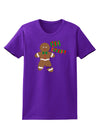 Oh Snap Gingerbread Man Christmas Womens Dark T-Shirt-TooLoud-Purple-X-Small-Davson Sales