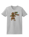 Oh Snap Gingerbread Man Christmas Womens T-Shirt-Womens T-Shirt-TooLoud-AshGray-X-Small-Davson Sales