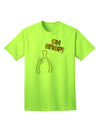 Oh Snap Wishbone - Premium Thanksgiving Adult T-Shirt Collection-Mens T-shirts-TooLoud-Neon-Green-Small-Davson Sales