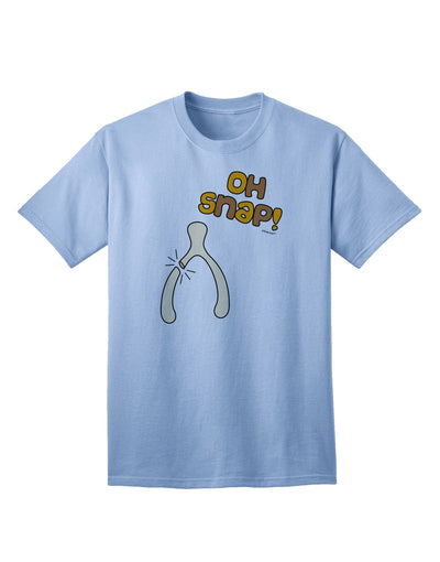 Oh Snap Wishbone - Premium Thanksgiving Adult T-Shirt Collection-Mens T-shirts-TooLoud-Light-Blue-Small-Davson Sales