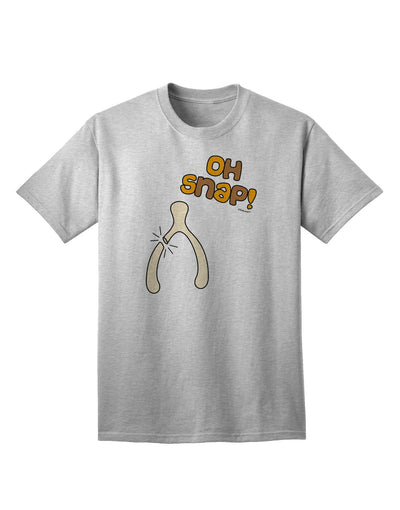 Oh Snap Wishbone - Premium Thanksgiving Adult T-Shirt Collection-Mens T-shirts-TooLoud-AshGray-Small-Davson Sales