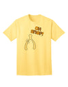 Oh Snap Wishbone - Premium Thanksgiving Adult T-Shirt Collection-Mens T-shirts-TooLoud-Yellow-Small-Davson Sales