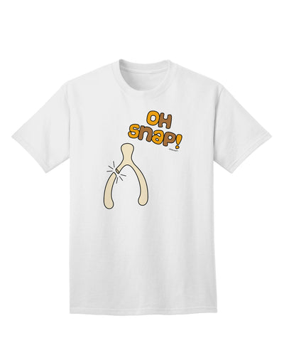 Oh Snap Wishbone - Premium Thanksgiving Adult T-Shirt Collection-Mens T-shirts-TooLoud-White-Small-Davson Sales