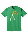 Oh Snap Wishbone - Thanksgiving Adult Dark T-Shirt-Mens T-Shirt-TooLoud-Kelly-Green-Small-Davson Sales