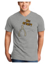 Oh Snap Wishbone - Thanksgiving Adult V-Neck T-shirt-Mens V-Neck T-Shirt-TooLoud-HeatherGray-Small-Davson Sales