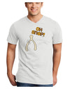 Oh Snap Wishbone - Thanksgiving Adult V-Neck T-shirt-Mens V-Neck T-Shirt-TooLoud-White-Small-Davson Sales