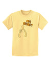 Oh Snap Wishbone - Thanksgiving Childrens T-Shirt-Childrens T-Shirt-TooLoud-Daffodil-Yellow-X-Small-Davson Sales