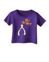 Oh Snap Wishbone - Thanksgiving Infant T-Shirt Dark-Infant T-Shirt-TooLoud-Purple-06-Months-Davson Sales