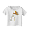 Oh Snap Wishbone - Thanksgiving Infant T-Shirt-Infant T-Shirt-TooLoud-White-06-Months-Davson Sales