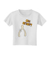 Oh Snap Wishbone - Thanksgiving Toddler T-Shirt-Toddler T-Shirt-TooLoud-White-2T-Davson Sales