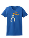 Oh Snap Wishbone - Thanksgiving Womens Dark T-Shirt-TooLoud-Royal-Blue-X-Small-Davson Sales