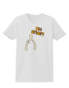 Oh Snap Wishbone - Thanksgiving Womens T-Shirt-Womens T-Shirt-TooLoud-White-X-Small-Davson Sales