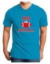 Ohio Football Adult Dark V-Neck T-Shirt by TooLoud-TooLoud-Turquoise-Small-Davson Sales