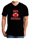 Ohio Football Adult Dark V-Neck T-Shirt by TooLoud-TooLoud-Black-Small-Davson Sales