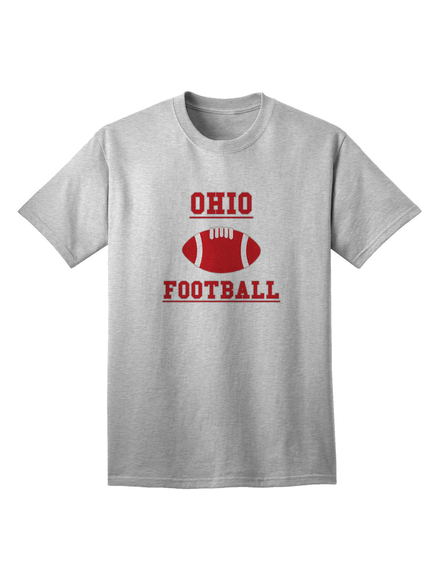 Ohio Football Adult T-Shirt - A Must-Have for Football Enthusiasts by TooLoud-Mens T-shirts-TooLoud-White-Small-Davson Sales