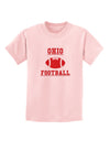 Ohio Football Childrens T-Shirt by TooLoud-TooLoud-PalePink-X-Small-Davson Sales