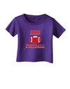 Ohio Football Infant T-Shirt Dark by TooLoud-TooLoud-Purple-06-Months-Davson Sales