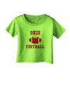 Ohio Football Infant T-Shirt by TooLoud-TooLoud-Lime-Green-06-Months-Davson Sales