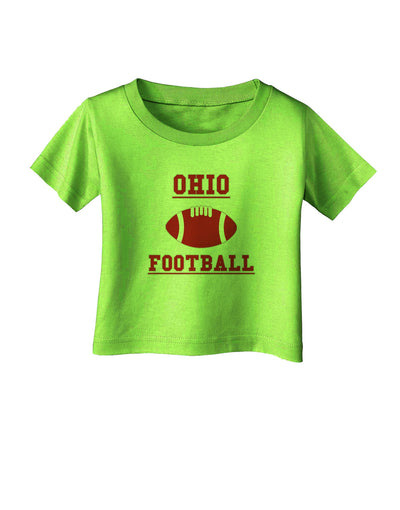 Ohio Football Infant T-Shirt by TooLoud-TooLoud-Lime-Green-06-Months-Davson Sales