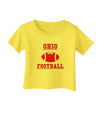 Ohio Football Infant T-Shirt by TooLoud-TooLoud-Yellow-06-Months-Davson Sales