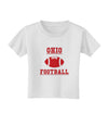 Ohio Football Toddler T-Shirt by TooLoud-Toddler T-Shirt-TooLoud-White-2T-Davson Sales