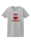 Ohio Football Womens T-Shirt by TooLoud-TooLoud-AshGray-X-Small-Davson Sales