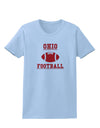 Ohio Football Womens T-Shirt by TooLoud-TooLoud-Light-Blue-X-Small-Davson Sales