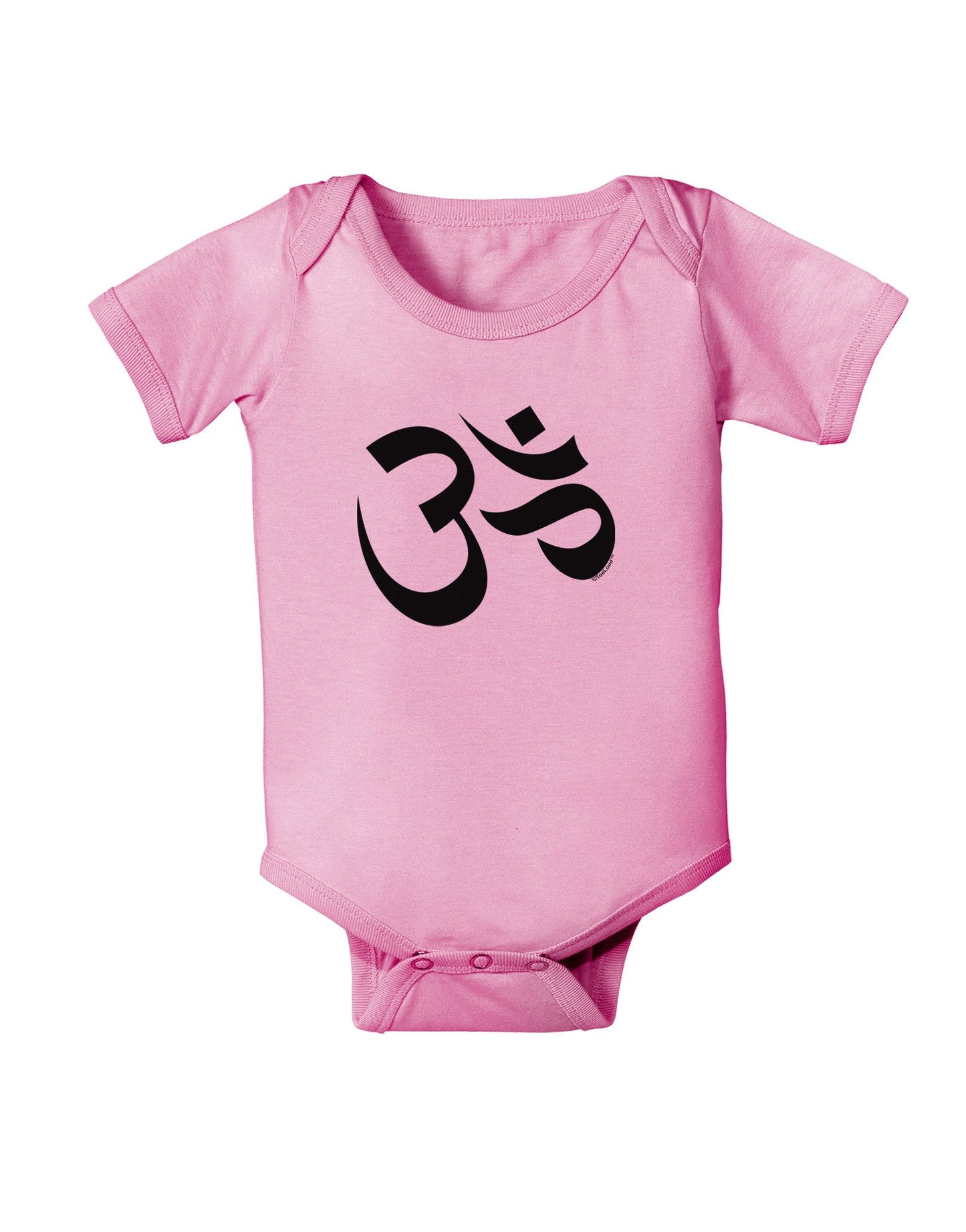 Om Symbol Baby Romper Bodysuit-Baby Romper-TooLoud-Pink-06-Months-Davson Sales