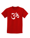 Om Symbol Childrens Dark T-Shirt-Childrens T-Shirt-TooLoud-Red-X-Small-Davson Sales