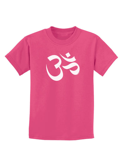 Om Symbol Childrens Dark T-Shirt-Childrens T-Shirt-TooLoud-Sangria-X-Small-Davson Sales