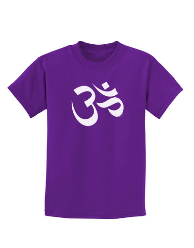 Om Symbol Childrens Dark T-Shirt-Childrens T-Shirt-TooLoud-Purple-X-Small-Davson Sales