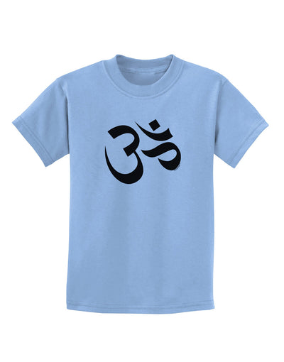 Om Symbol Childrens T-Shirt-Childrens T-Shirt-TooLoud-Light-Blue-X-Small-Davson Sales