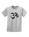 Om Symbol Childrens T-Shirt-Childrens T-Shirt-TooLoud-AshGray-X-Small-Davson Sales