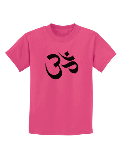 Om Symbol Childrens T-Shirt-Childrens T-Shirt-TooLoud-Sangria-X-Small-Davson Sales