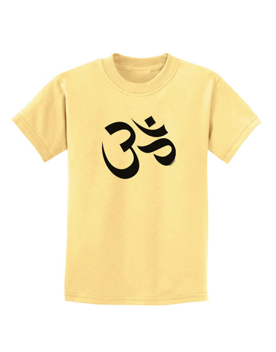 Om Symbol Childrens T-Shirt-Childrens T-Shirt-TooLoud-Daffodil-Yellow-X-Small-Davson Sales