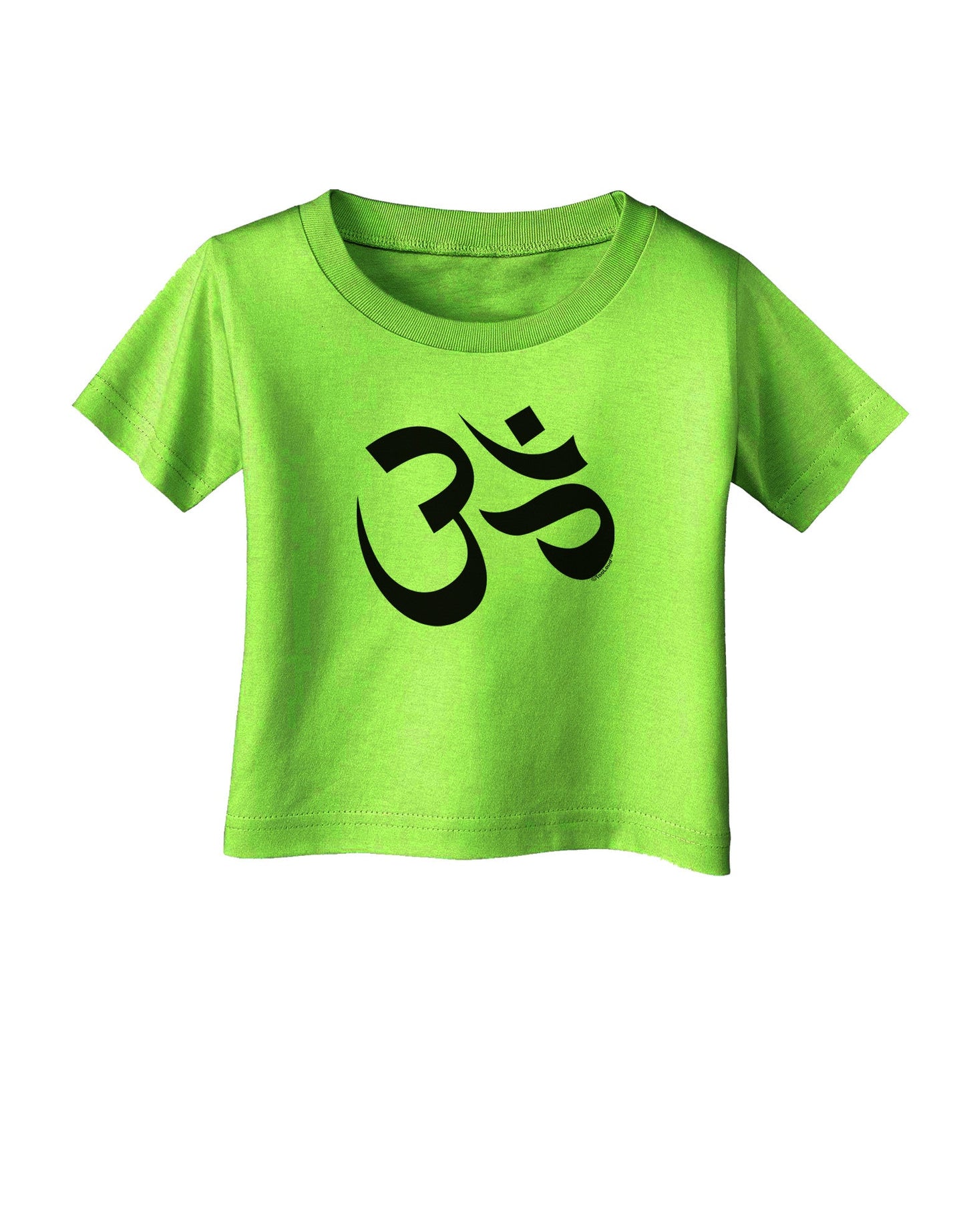 Om Symbol Infant T-Shirt-Infant T-Shirt-TooLoud-Lime-Green-06-Months-Davson Sales